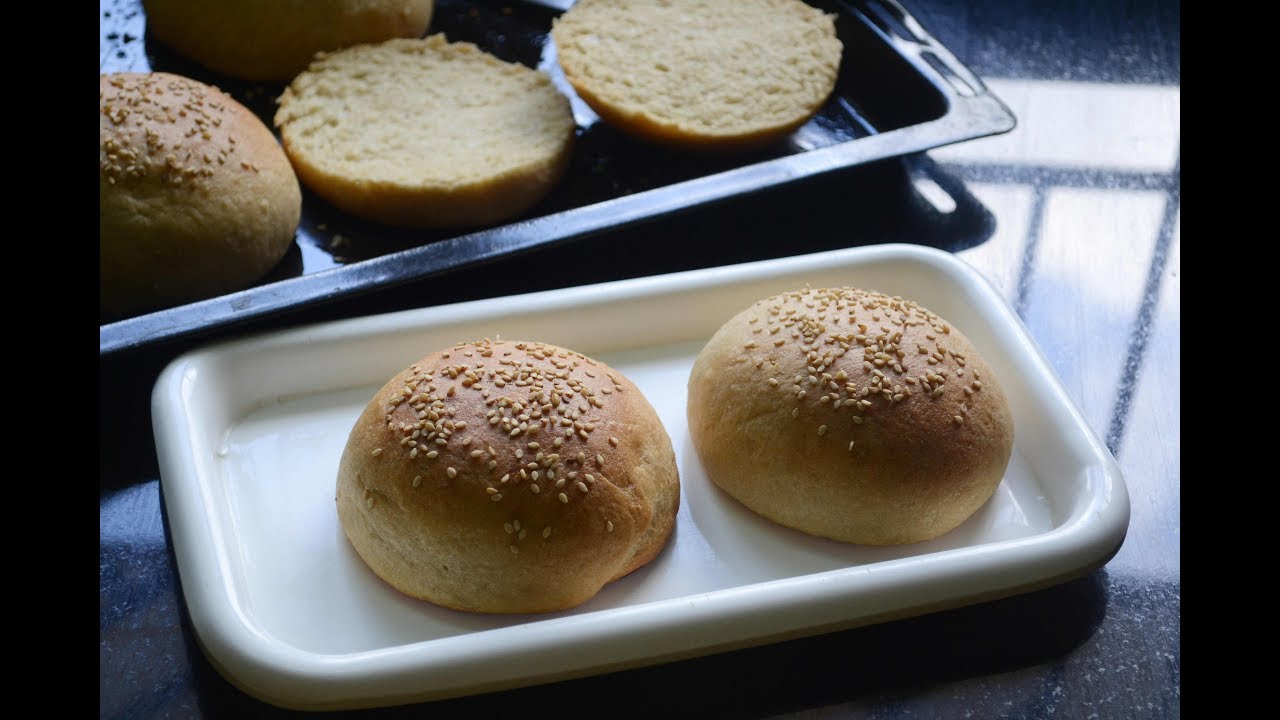 Whole Wheat Burger / Sandwich Bun Recipe