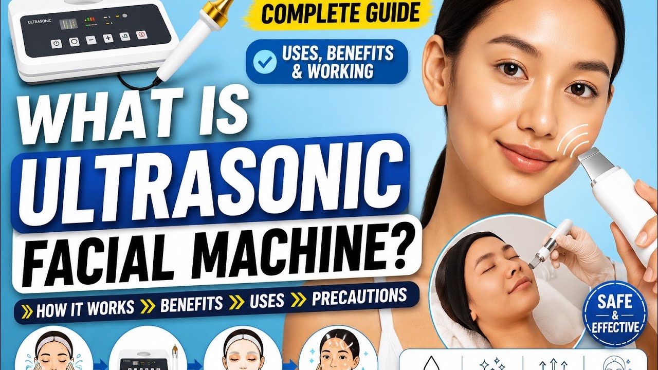 How to use Ultrasonic Facial Machine part 2