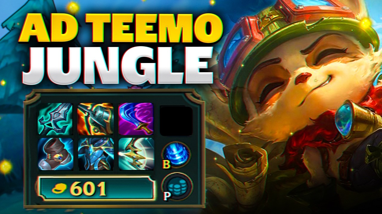 AD TEEMO JUNGLE TECH IS UNBELIEVABLY STRONG