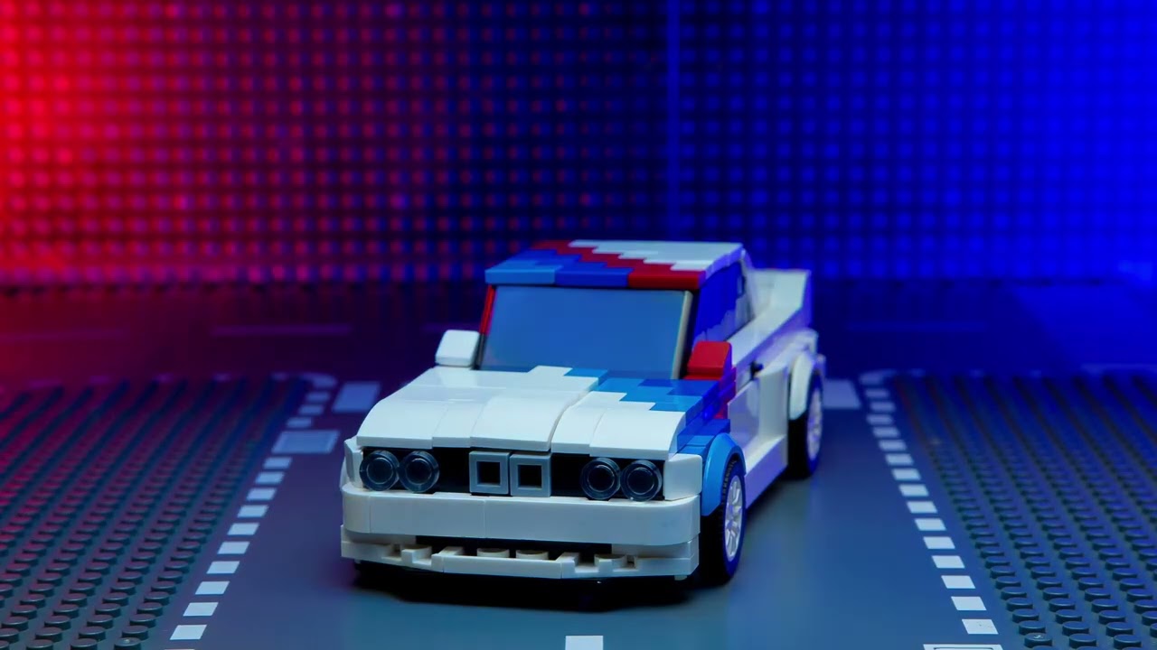 Собранный LEGO BMW 3 e30 #legocity #lego #legotechnic #shortvideo #bmw