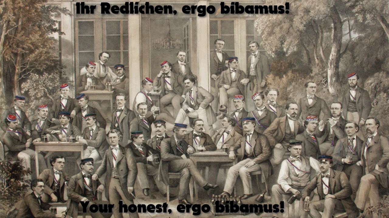 Ergo bibamus | german students song | [with subtitles]