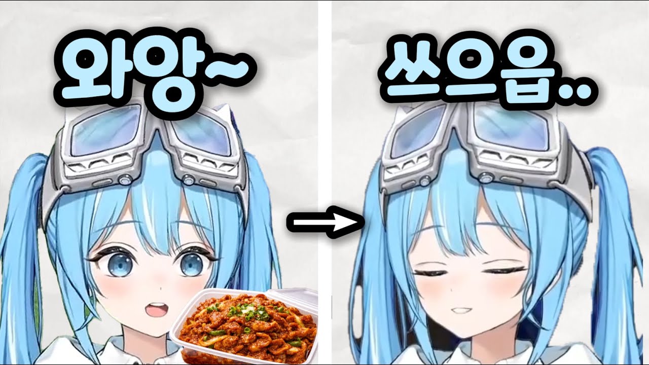 개쳐귀엽게 매운 제육 먹방하는 타비