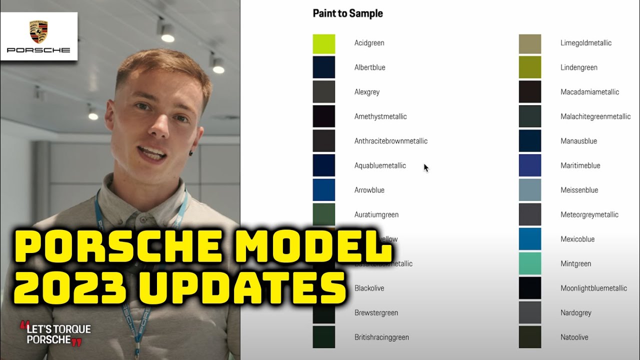 Обновления Porsche Model 2023! Давайте покрутим Porsche!