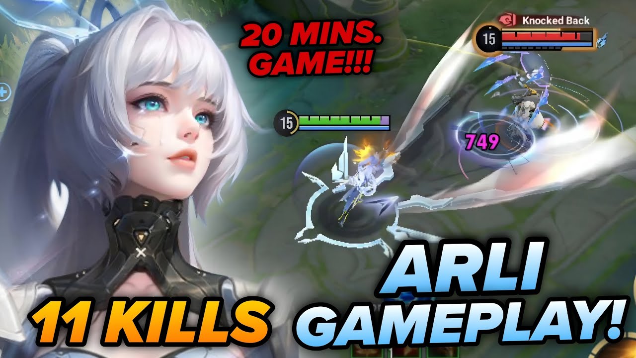 20 MINUTES GAME! ARLI BECOMES UNKILLABLE IN THE LATE GAME! | ARLI BUILD & ARCANA - HONOR OF KINGS