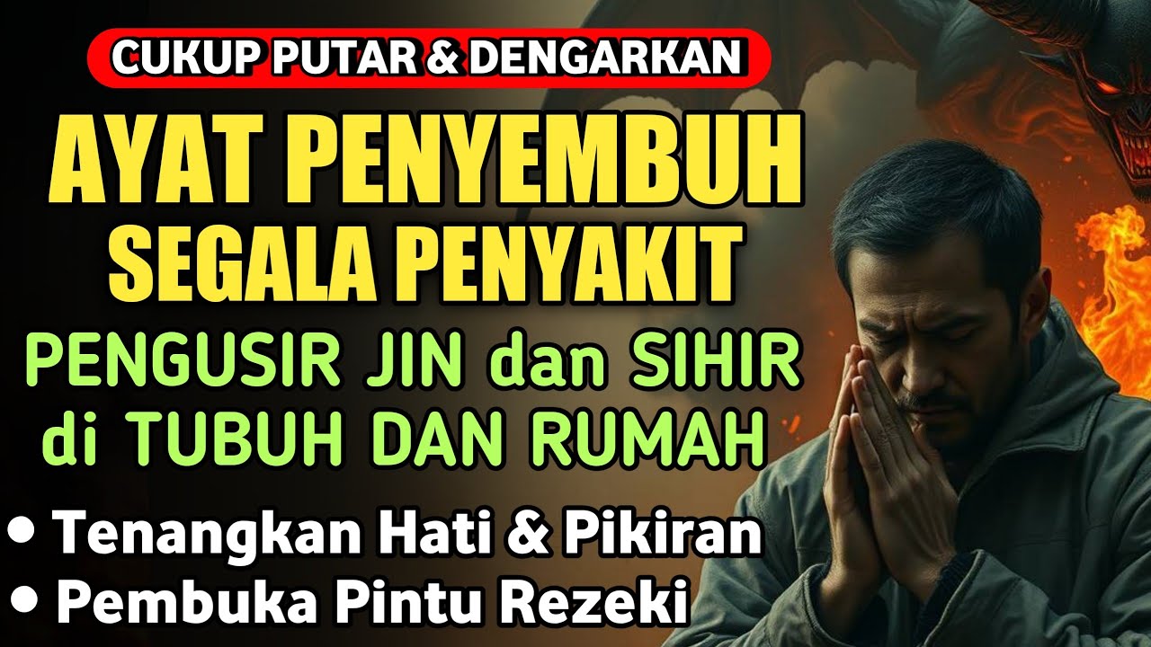 AYAT PENYEMBUH RUQYAH RUMAH PENGUSIR JIN, SETAN & SIHIR, PENENANG HATI DAN FIKIRAN | By Alaa Yaser