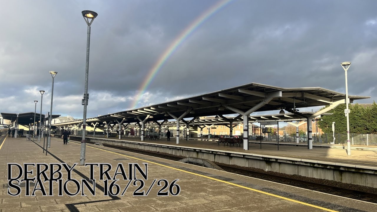 Cold and wet day in Derby 16/2/26.      