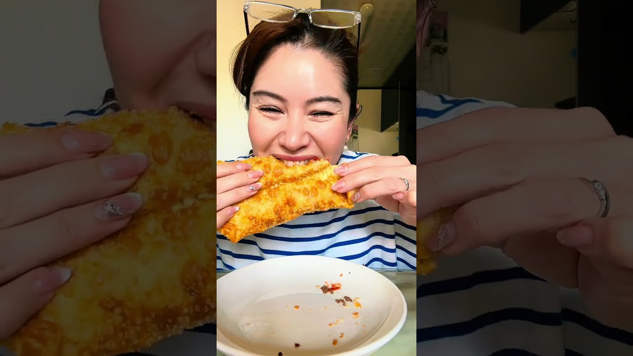 Pastel c/sobremesa #asmr #pastel #brasileirosnojapao 