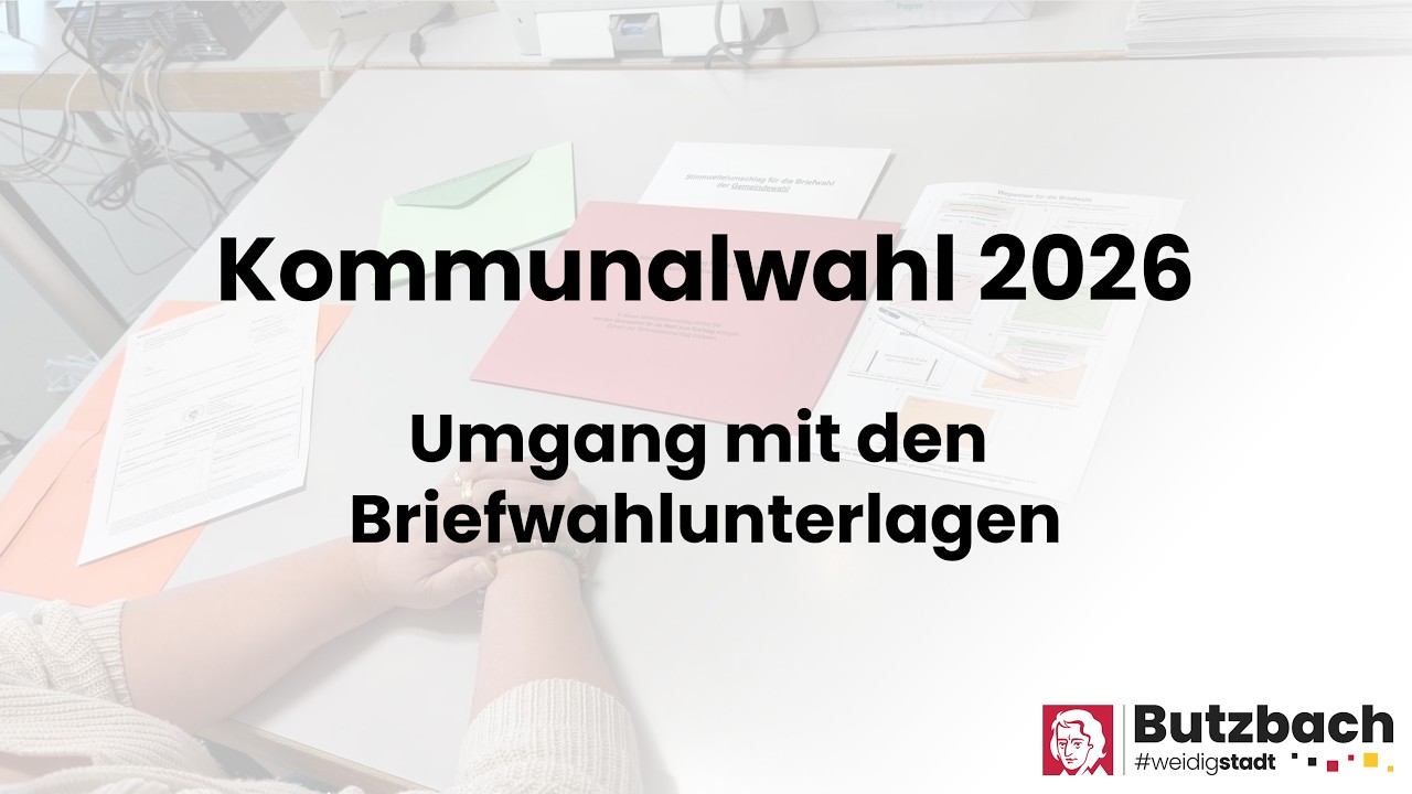 Kommunalwahl 2026 - Umgang mit Briefwahlunterlagen