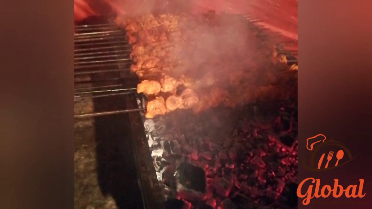 LIVE BBQ of Chicken Tikka Boti & Seekh Kabab