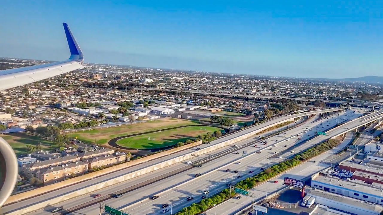 SMOOTH LANDING AT LAX!! BRAND NEW UNITED AIRLINES A321NEO CLEAR DAYTIME LANDING AT LAX - W/ ATC
