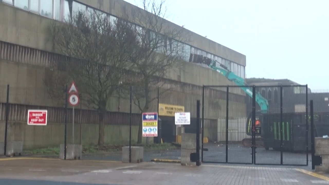 The First Strike Blackpool Police Station Law Courts Demolition Is A Go 15/01/2025