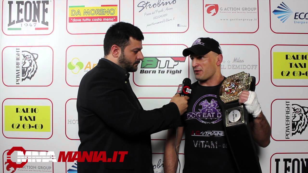 Marco Santi dopo il Milano in the Cage 4