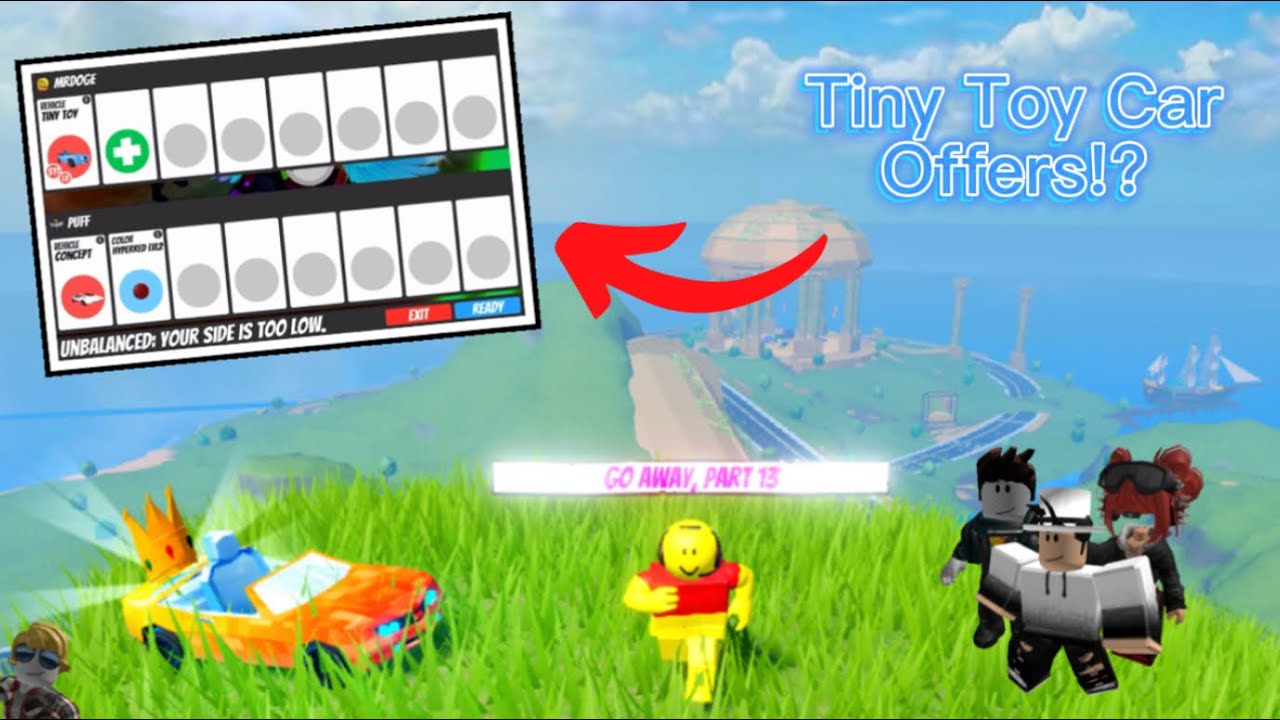 Rating peoples offers for TINY TOY CAR! (Jailbreak Trading 🔄 #13)