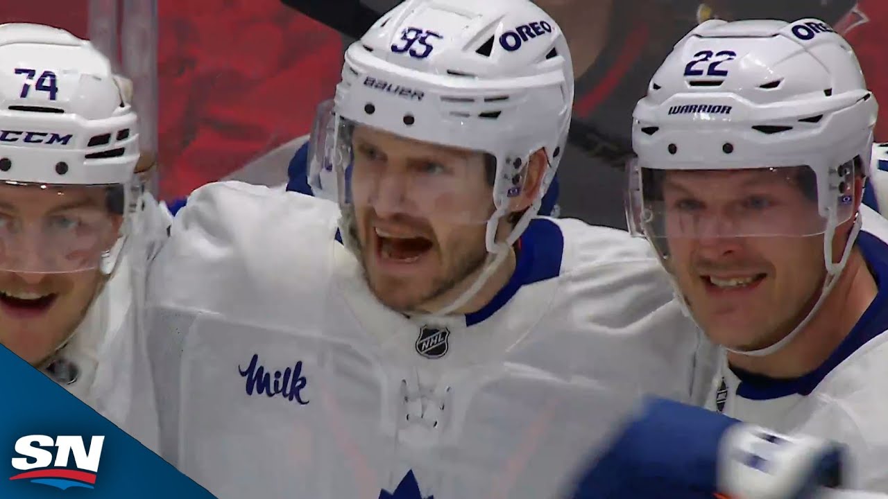 Oliver Ekman-Larsson Delivers Late For The Maple Leafs On Nylander's Sweet Feed