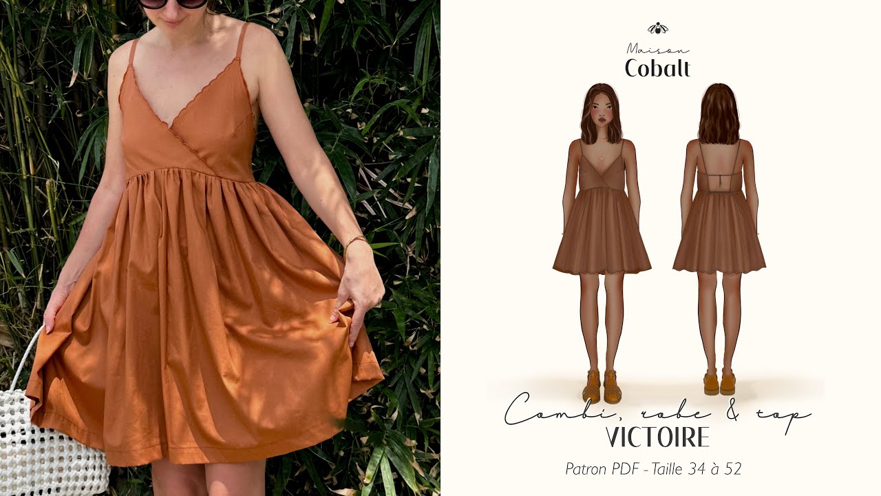 VICTOIRE 2 || Combi, robe & top - dos nu  || TUTORIEL COMPLET