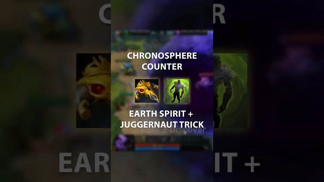 Break Chrono With This Earth Spirit + Juggernaut Trick #Dota2 #Chronosphere