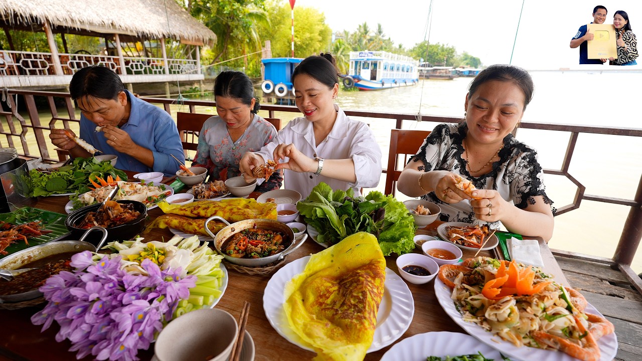 Về Vĩnh Long thu hoạch Củ hủ Dừa Phan Diễm c&ugrave;ng Mẹ v&agrave; Chị Tư ăn to&agrave;n m&oacute;n ngon d&acirc;n d&atilde; Miền T&acirc;y