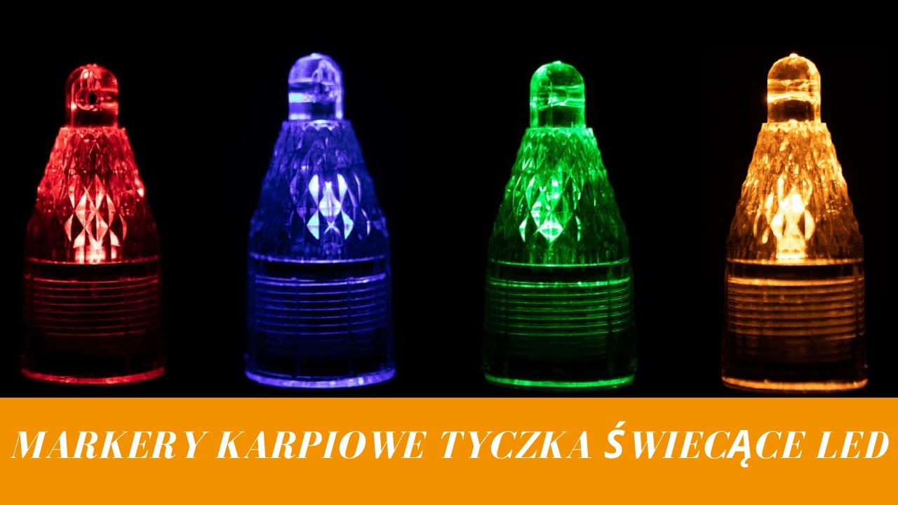 MARKERY KARPIOWE TYCZKA ŚWIECĄCE LED