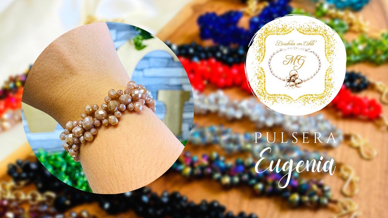 BRAZALETE EUGENIA 📿 💎 | Pulsera de HILO Y CRISTALES 🌟✅