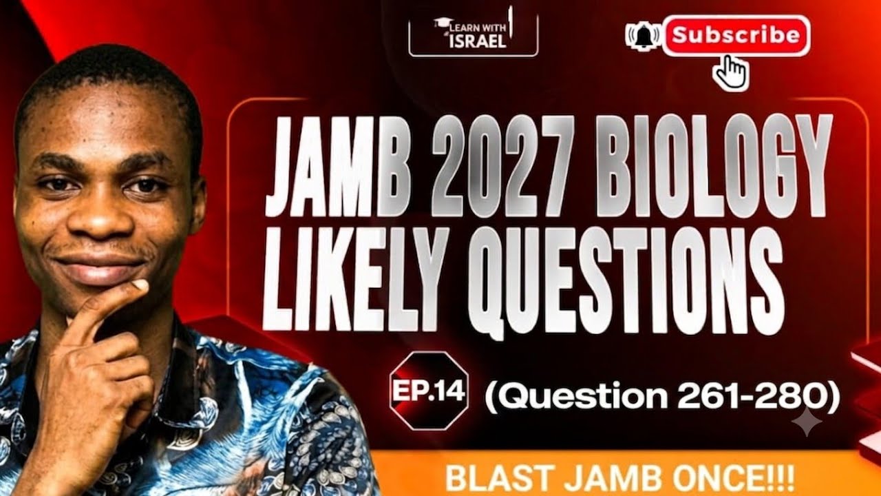 JAMB 2026 Biology Likely Questions & Practice Solutions | EP 14