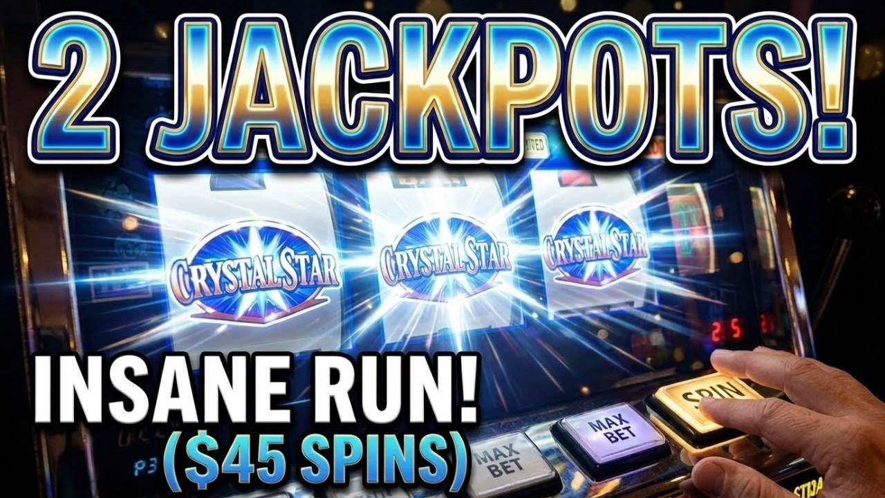INSANE RUN! 2 Jackpots Hit on Crystal Star Deluxe | Big Times Pay