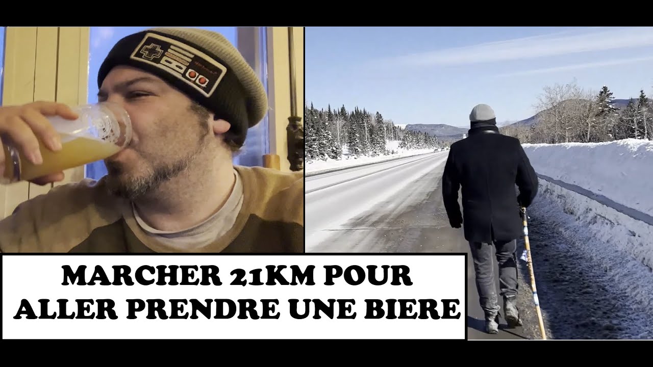 MARCHER 21KM POUR ALLER PRENDRE UNE BIERE DANS CHARLEVOIX! - Le Quebec a Pied - Episode 64