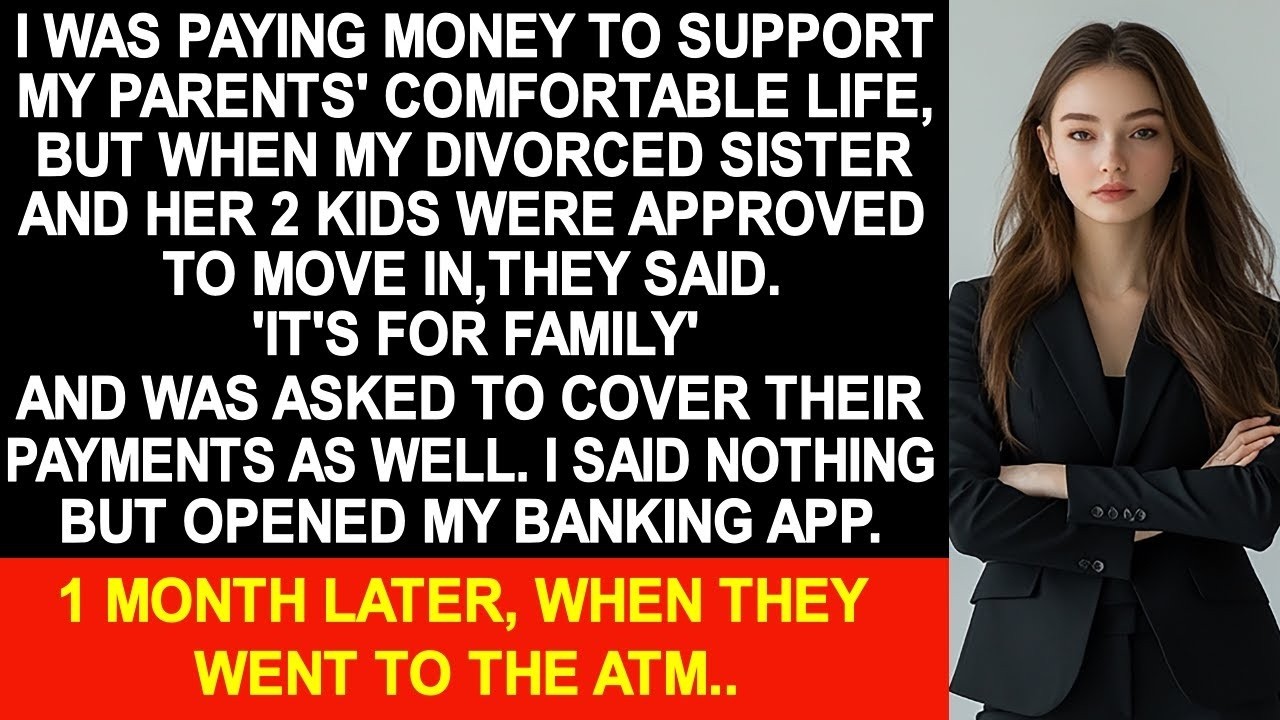 Paid living costs, but when my sister and her kids to move in, my parents demanded I pay double...