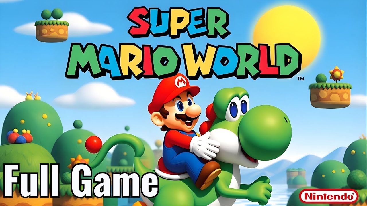 ¡Mario SNES Legendario! — Super Mario World Full Game 🎮