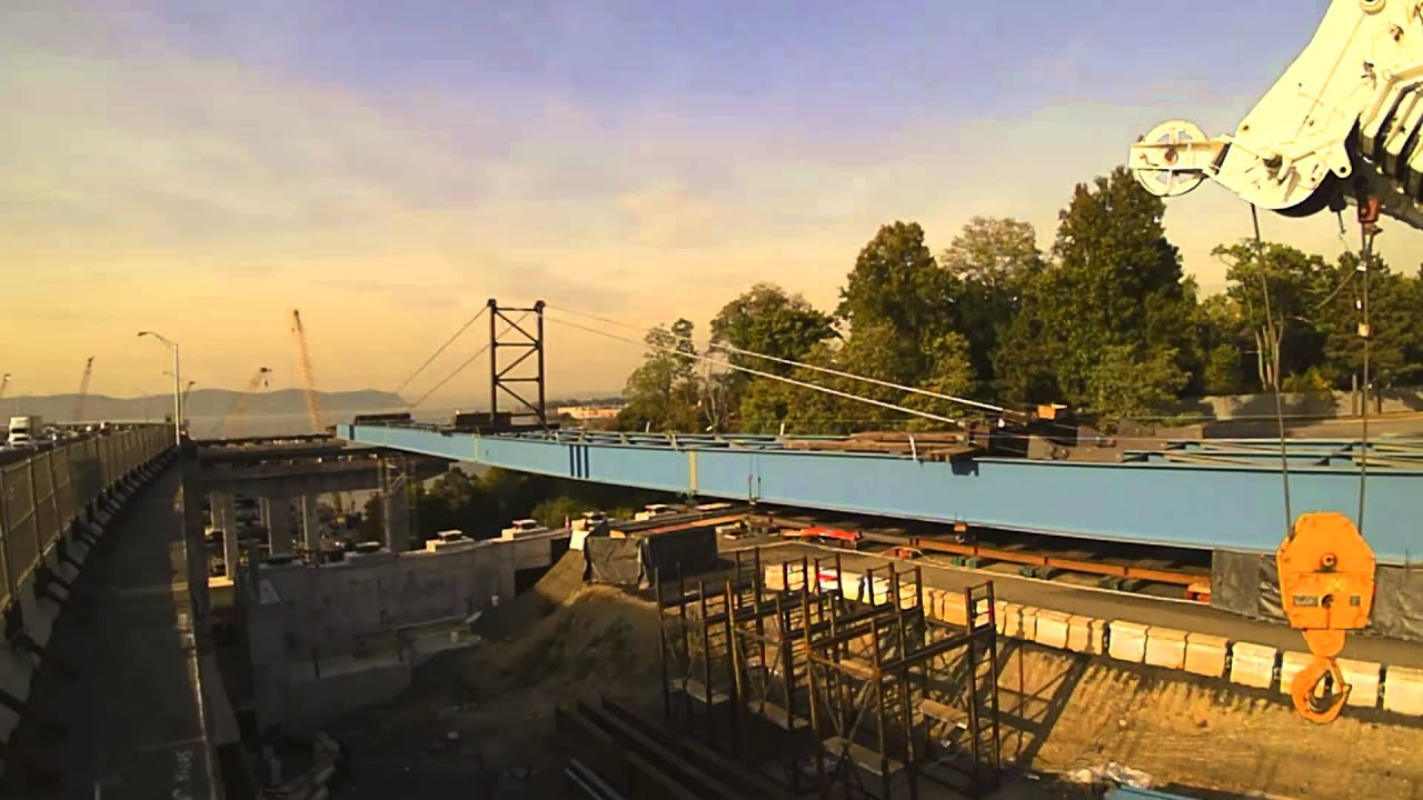 New NY Bridge – Westchester Girder Launch