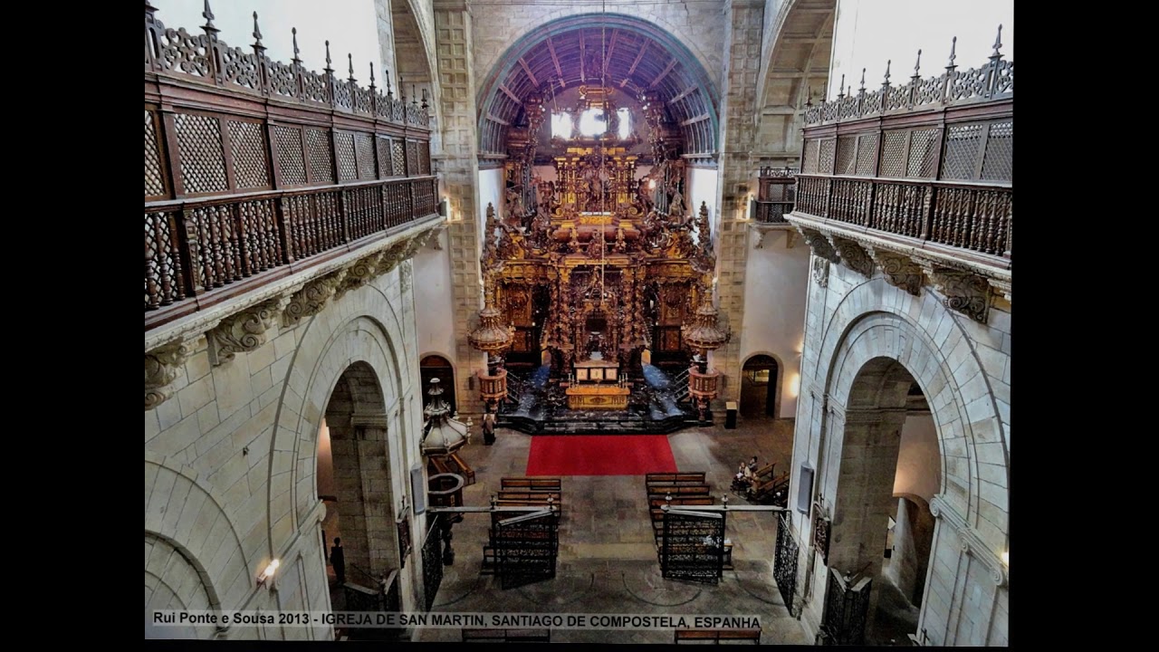 IGREJA DE SAN MARTIN, SANTIAGO DE COMPOSTELA, ESPANHA