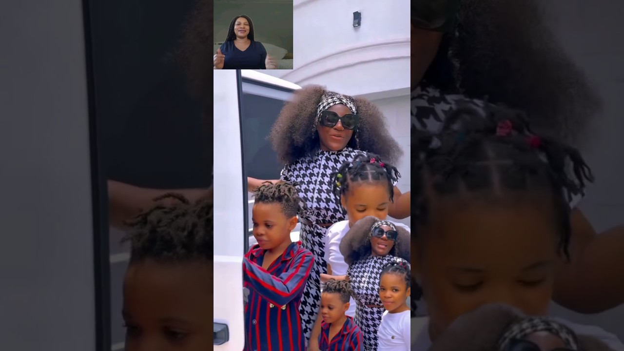 Destiny Etiko cooking up something interesting with her children can't wait adorable moment