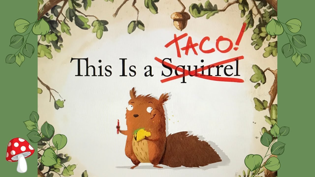This Is A Taco (Read Aloud book) Hilarious Story Time Squirrel book This is a squirrel