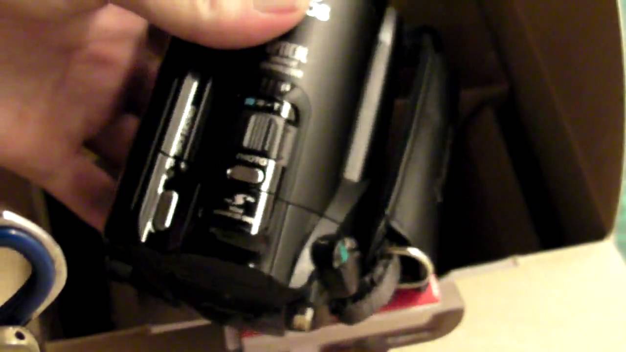 Unboxing the Canon Legria HF20 HD camcorder