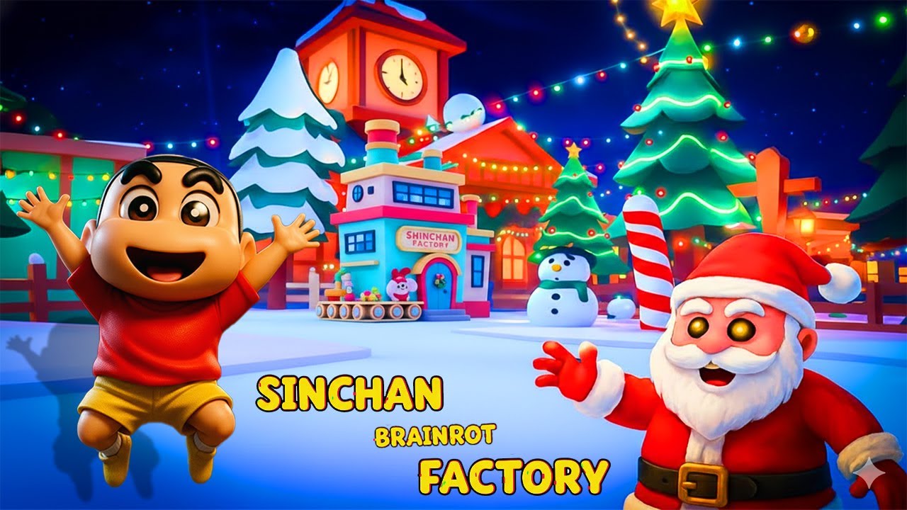 Shinchan And Santa Builds A Mega BRAINROT FACTROY!!🎅🏽🏭| Gta 5 tamil | Roblox tamil | SR GamingX