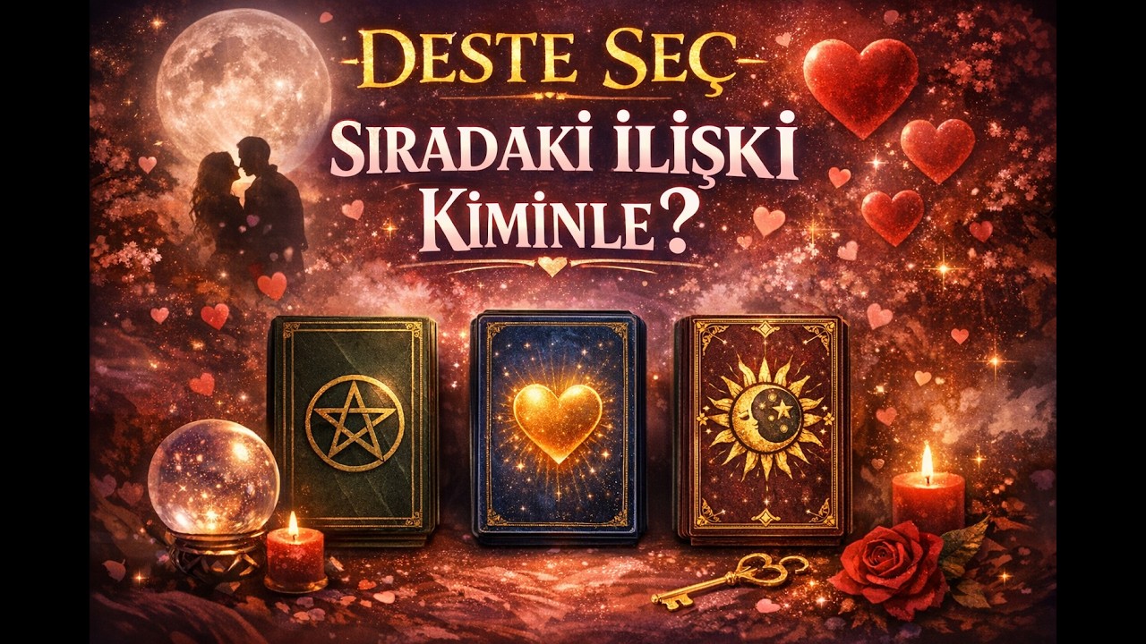 (Deste Seç) Sıradaki İlişki Kiminle?  Nasıl Bir İlişki?  Tanışmamız Nasıl?  Tarot Yorumu