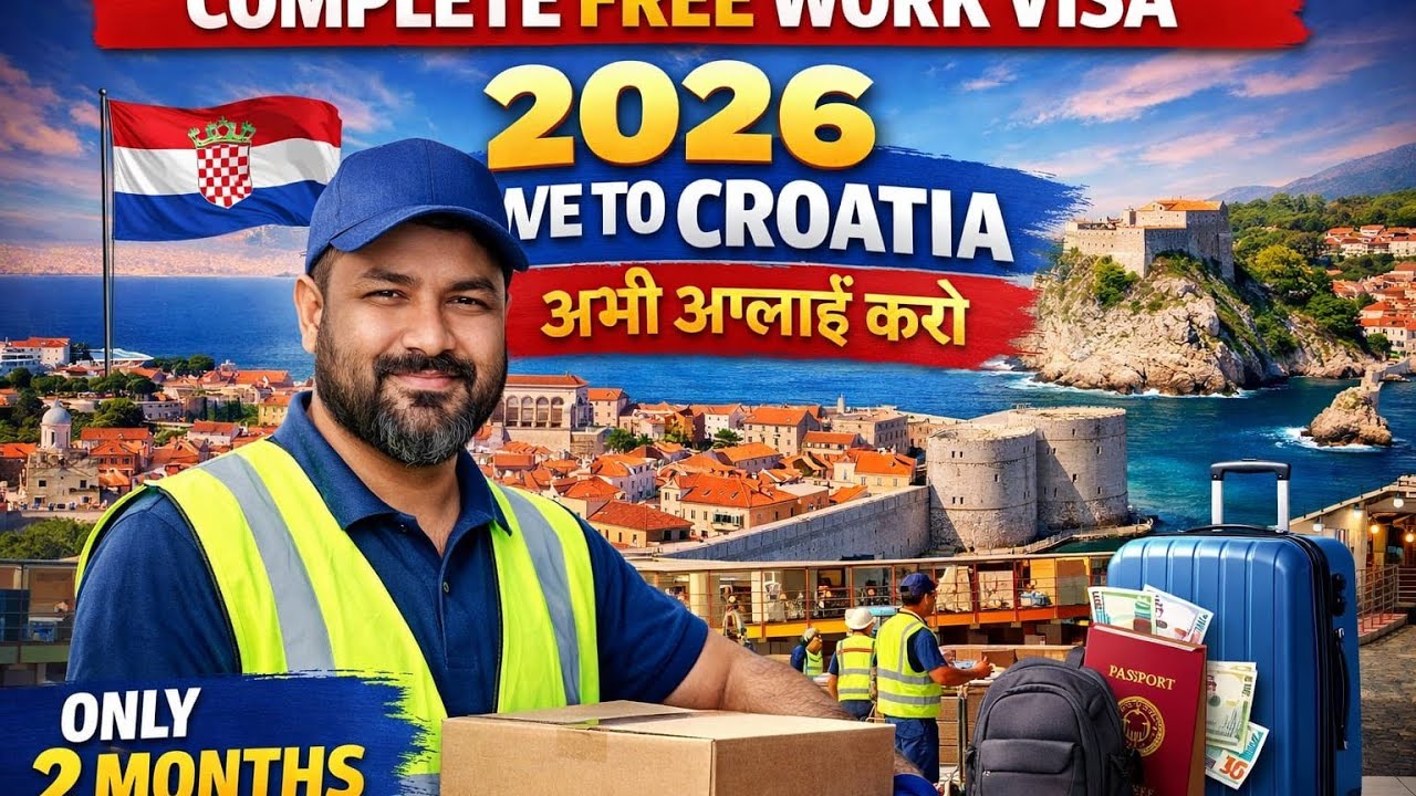 Croatia country work visa salary| Croatia work permit 2026| Croatia complete process #croatia 