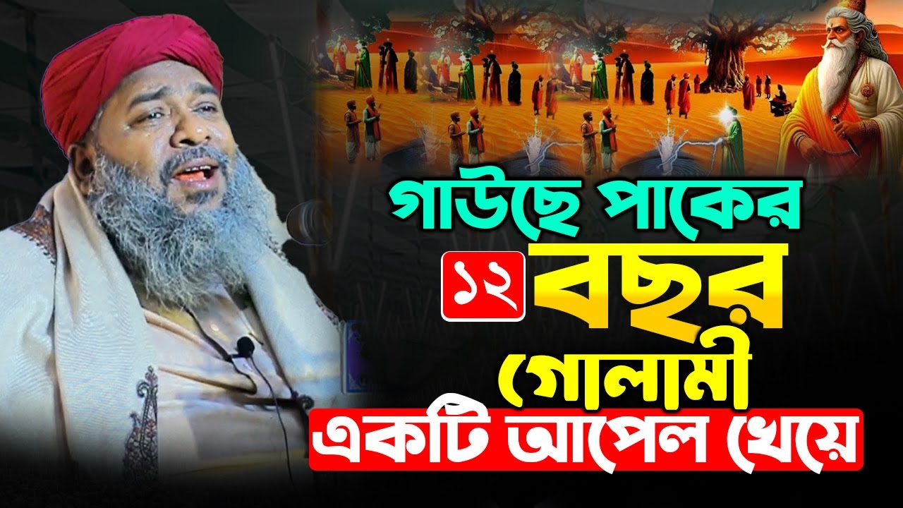 গাউছে পাকের ১২ বছর গোলামী একটি আপেল খেয়ে || Hasan Reza Waz || সুন্দর ঘটনা || আল্লামা হাসান রেজা ওয়াজ
