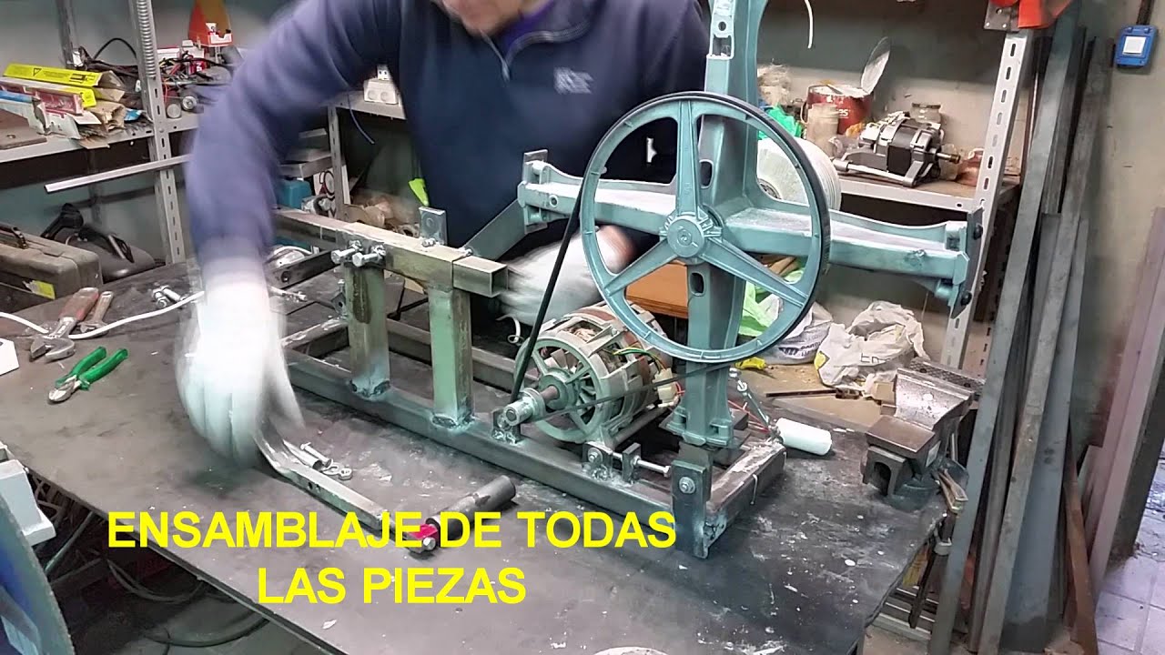 Lijadora de banda totalmente casera