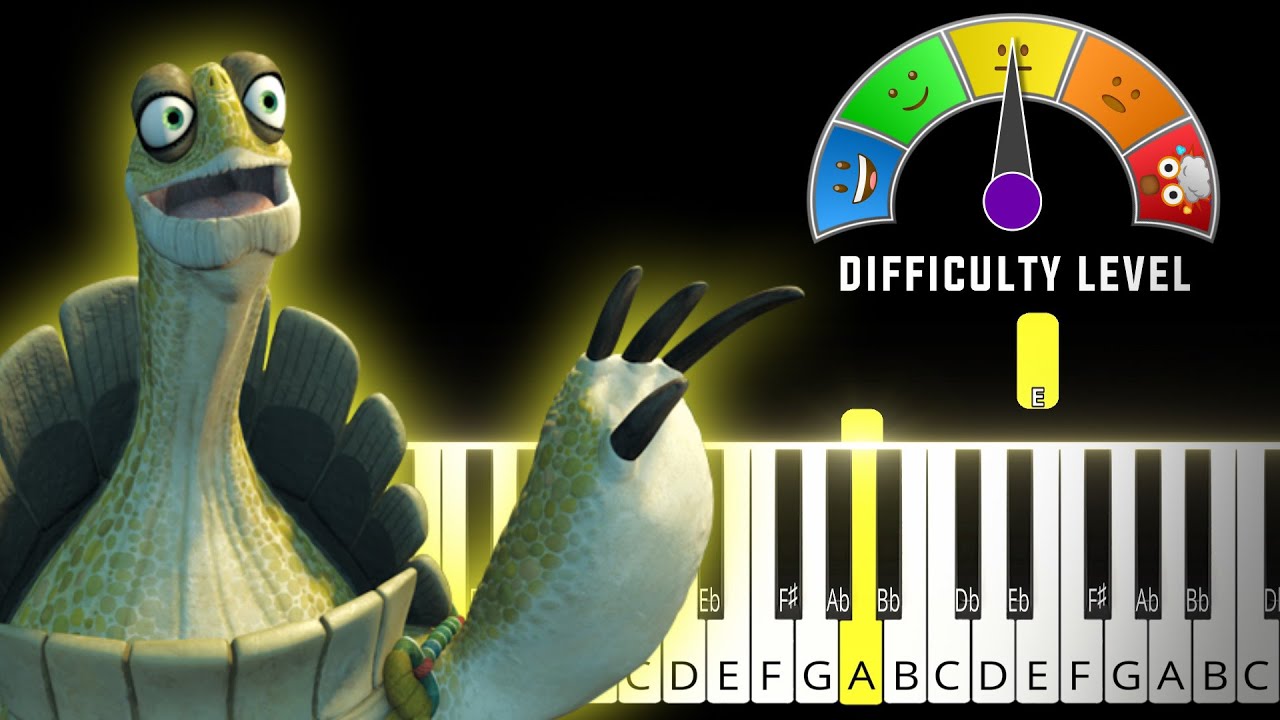 Oogway Ascends - Kung Fu Panda | MEDIUM Piano Tutorial + Sheet Music (PDF)