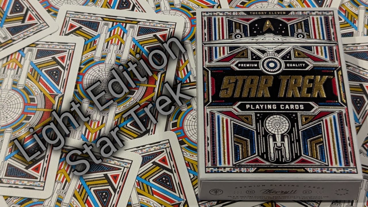 Daily deck review day 529 - Light Edition Star Trek playing cards by Theory11