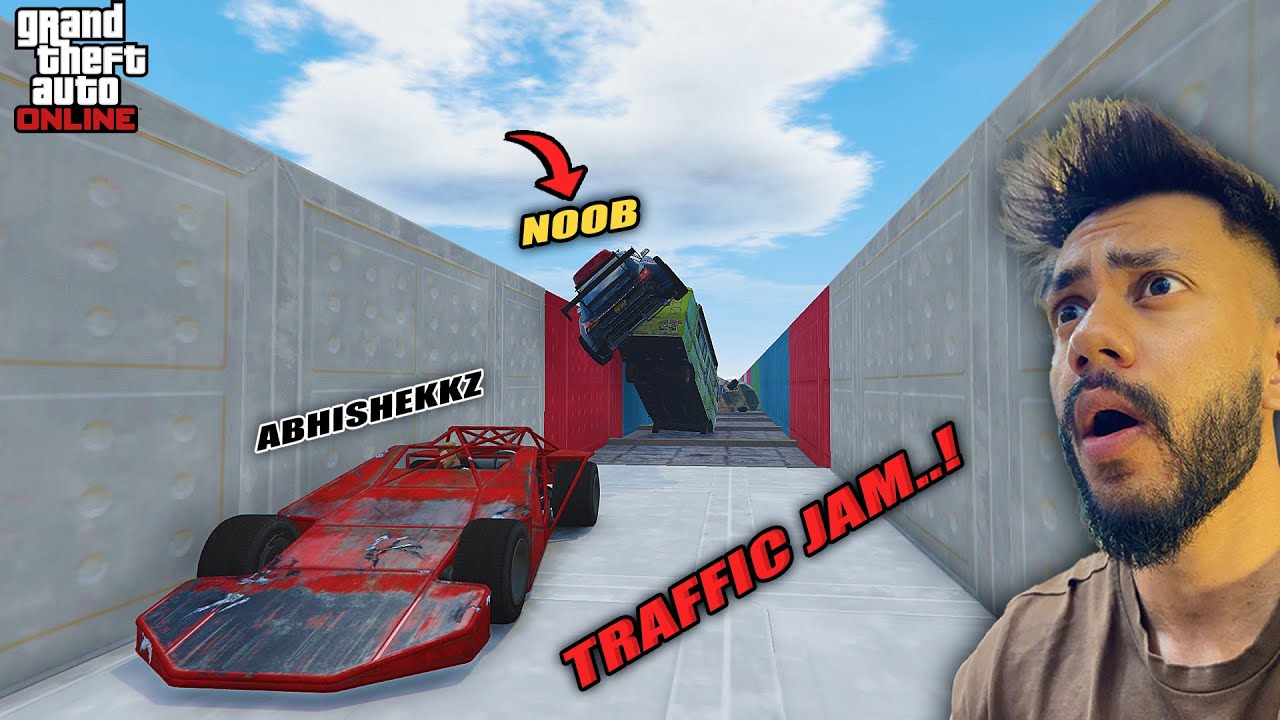 EXTREME DHAKKA😭 MUKKI 😡WALI [FACE TO FACE]🚗 | GTA 5 PARKOUR RACE