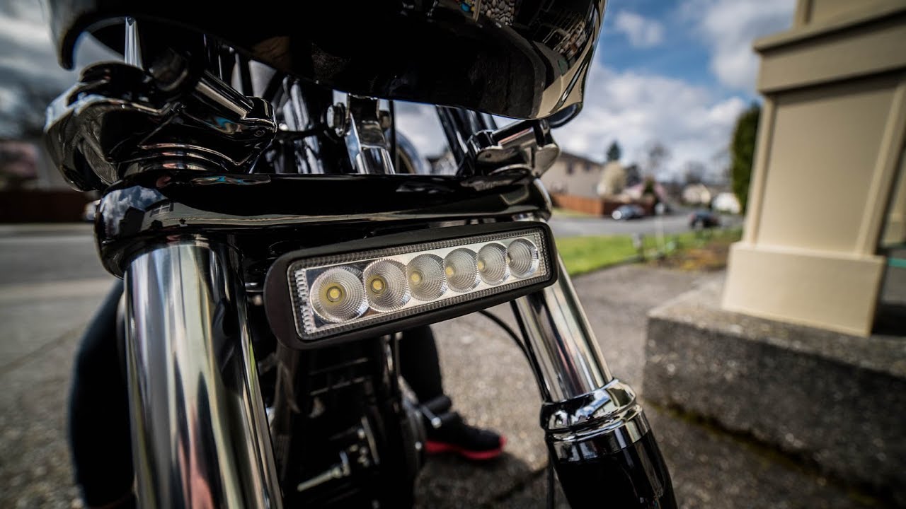 How to install MoonRays LED Bar on your Harley