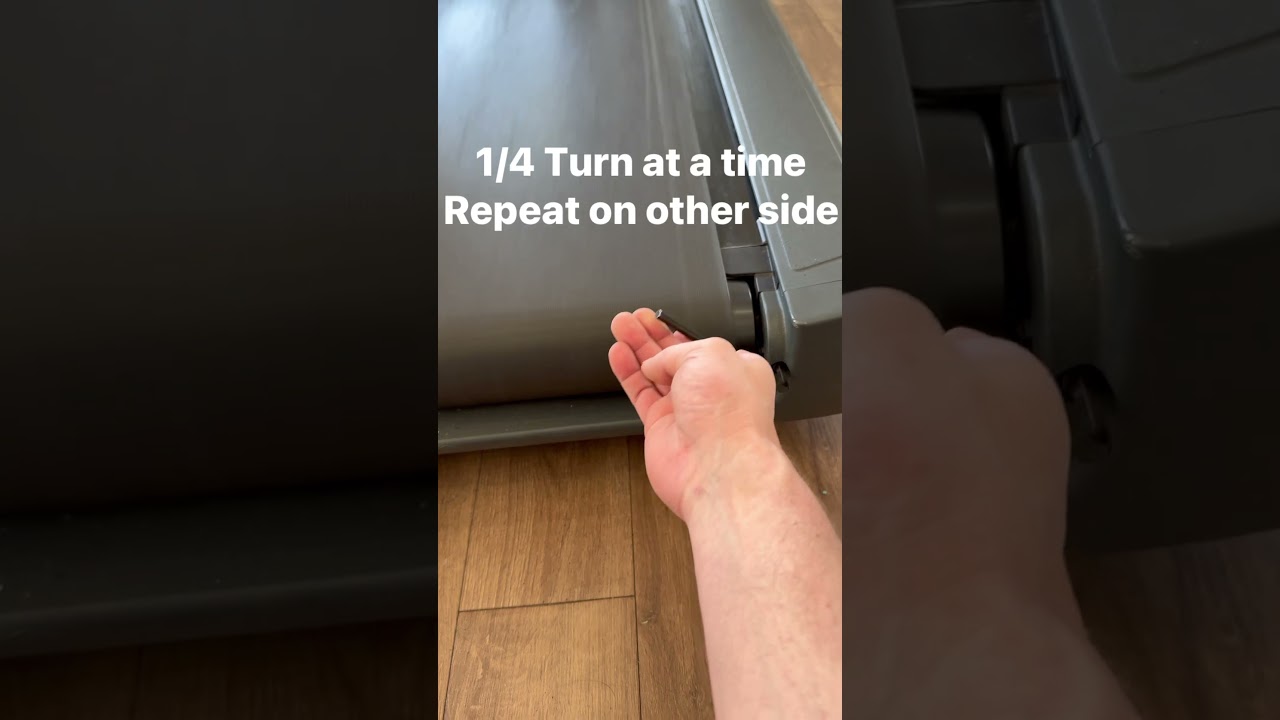 How to tighten/loosen treadmill walk belt
