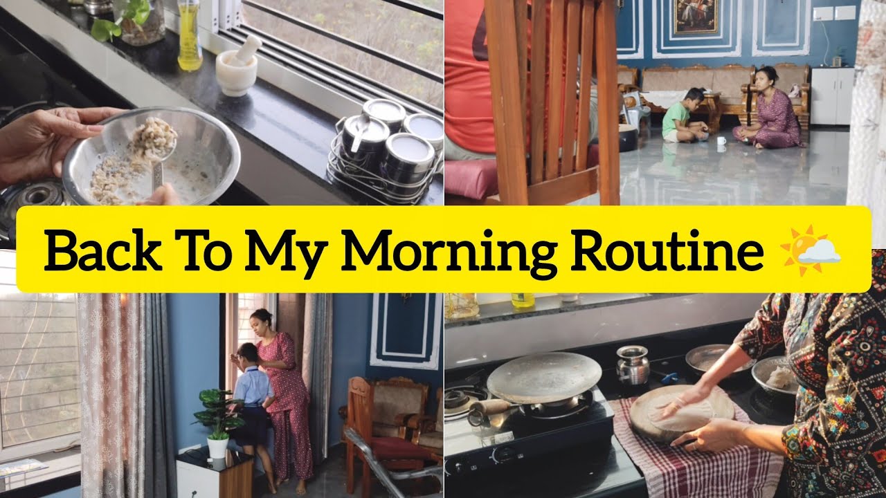 Mini Breakfast To Healthy Breakfast|Back To My Home Morning Routine|How I Manage My Morning Routine|