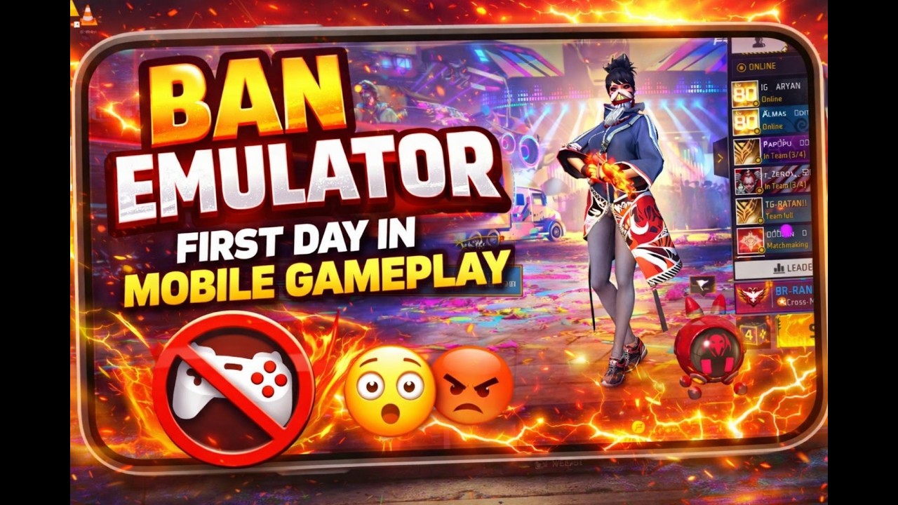 [🔴Live ] Ban emulator | Playing in Mobile | DAY 1| LEO GAMING HOUSE |