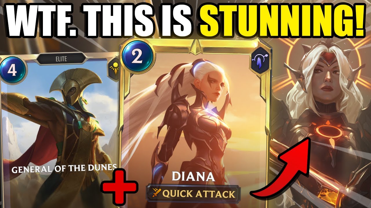 SHUT DOWN Your Opponents With This Leona & Diana Infinite Stun Deck! - Legends of Runeterra