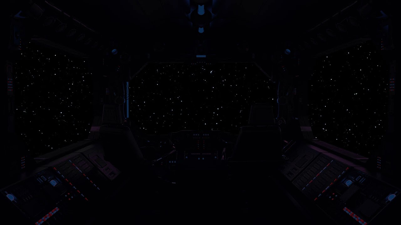 Deep Brown Noise for Sleep | Spaceship Cockpit Bedroom Ambience