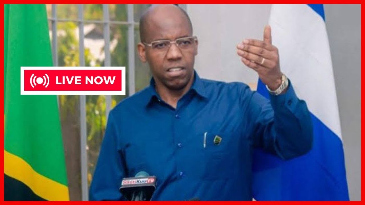 🅻🅸🆅🅴 : JAMES MBATIA ANATOA TAMKO MUDA HUU...
