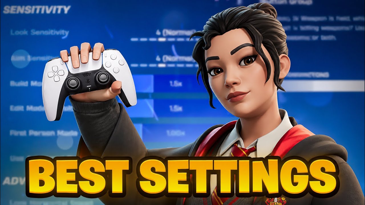*NEW* BEST Controller SETTINGS + Sensitivity in Chapter 7 Season 1 🎮 ( Fortnite Reload Gameplay)