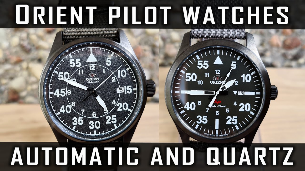 Orient pilot automatic and quartz watches RA-AC0H02N10B and FUNG2004F0 #gedmislaguna #orient